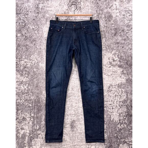 Mott & Bow Jeans 32 x 32 Mens Skinny Fit Dark Wash Denim